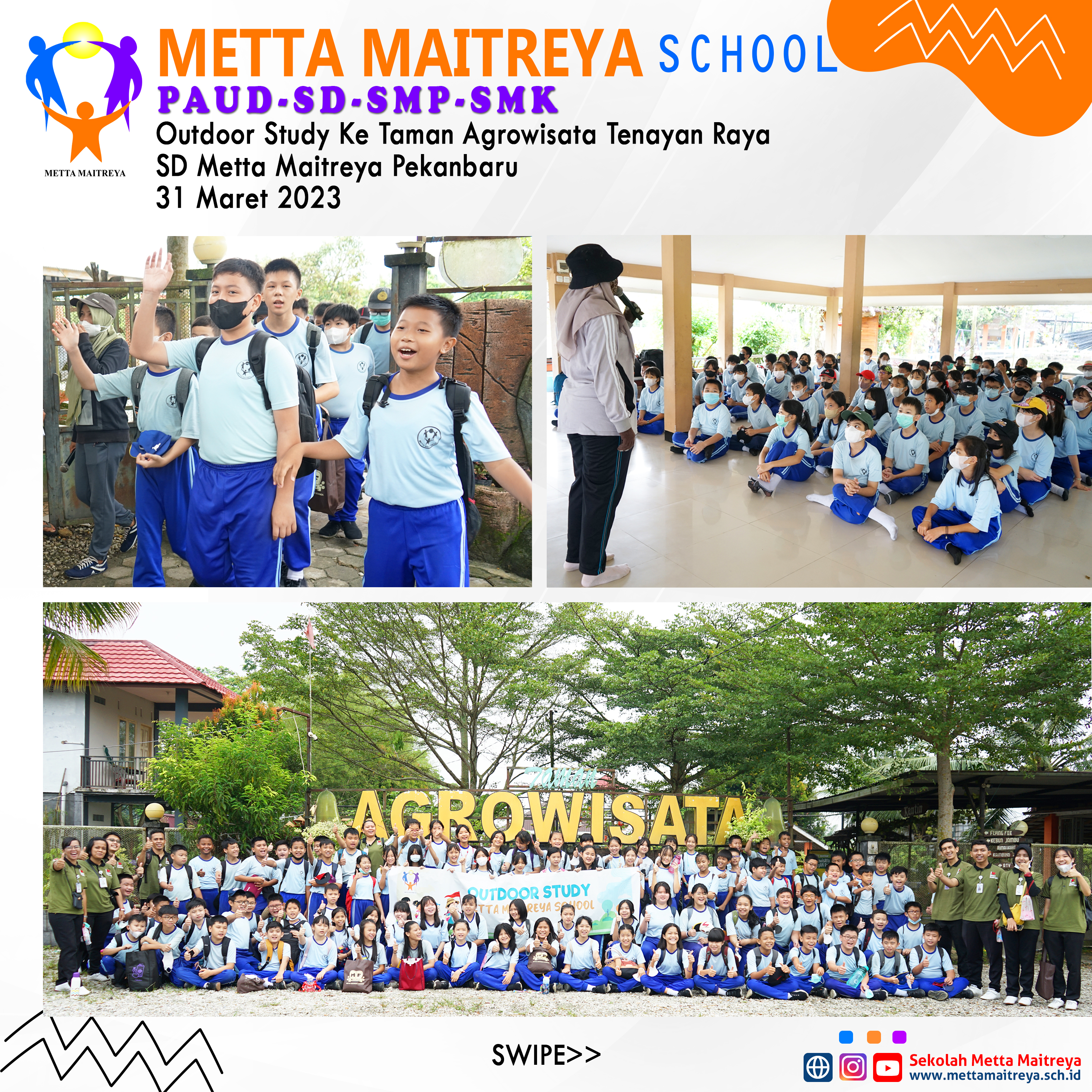 Kewajiban Menjaga Lingkungan Hidup OUTDOOR STUDY Kelas 6 | SD METTA MAITREYA